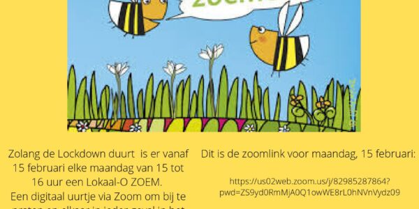 LOKAAL-O ZOEM op maandag – doe je mee?