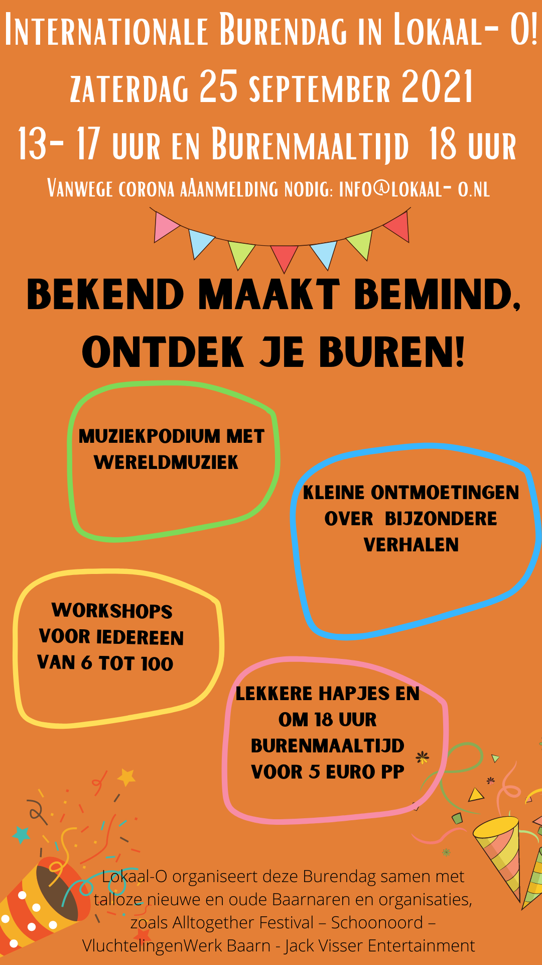 Je bekijkt nu Bekend maakt bemind! Ontmoet je buren tijdens Internationale Burendag op zaterdag 25 september