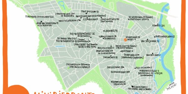 Vijfde editie minibiebs-kaart