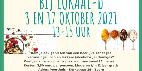 Lokaal aan Tafel: zondagse lunches in oktober