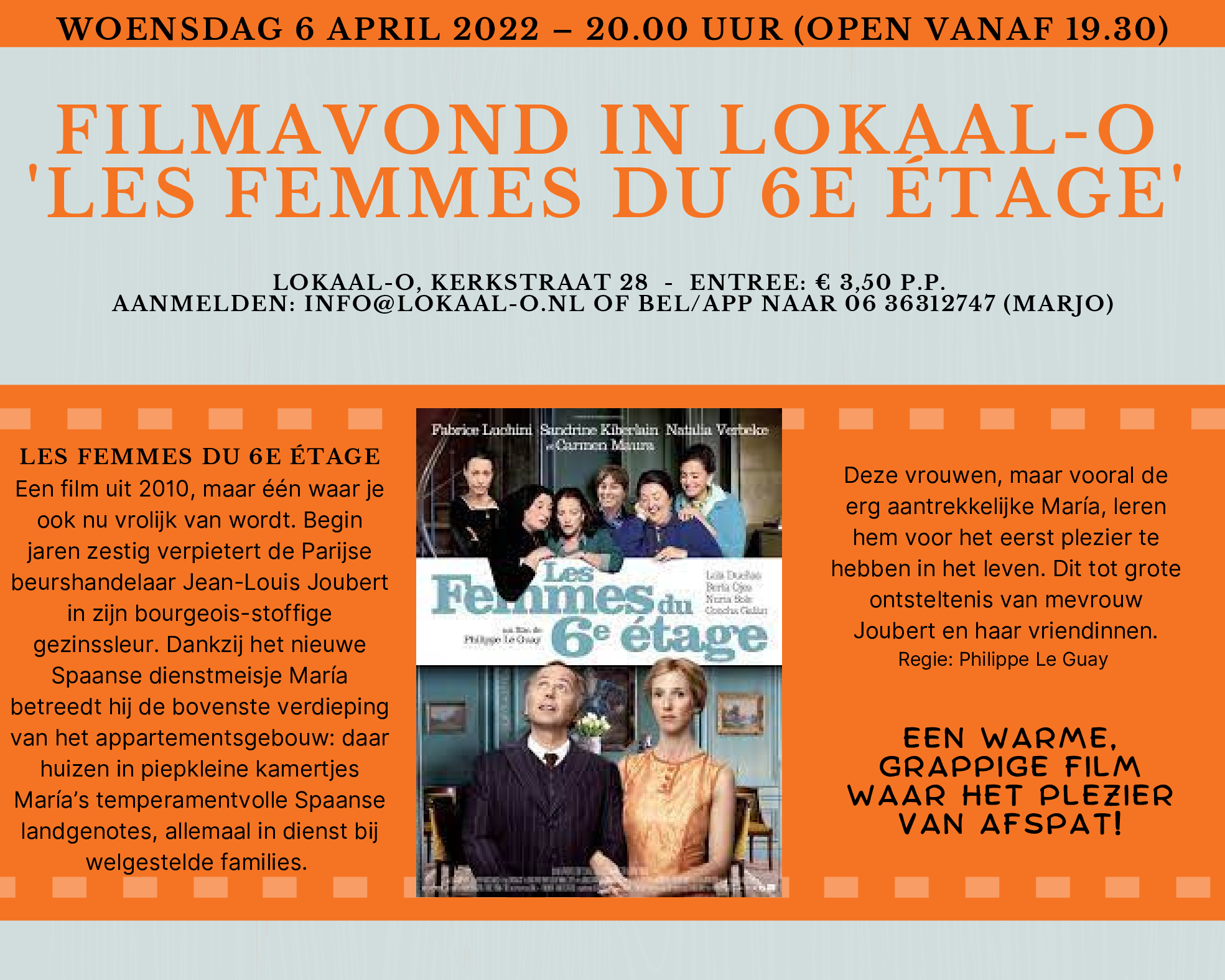 Je bekijkt nu Filmavond bij Lokaal-O