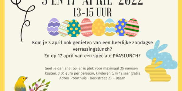 Lokaal aan Tafel: zondagse lunches in april