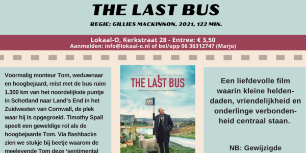 Filmavond bij Lokaal-O: “The last bus”