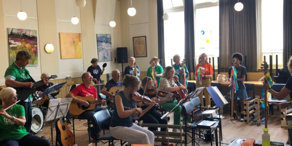 Optreden Buurtband op 10 januari