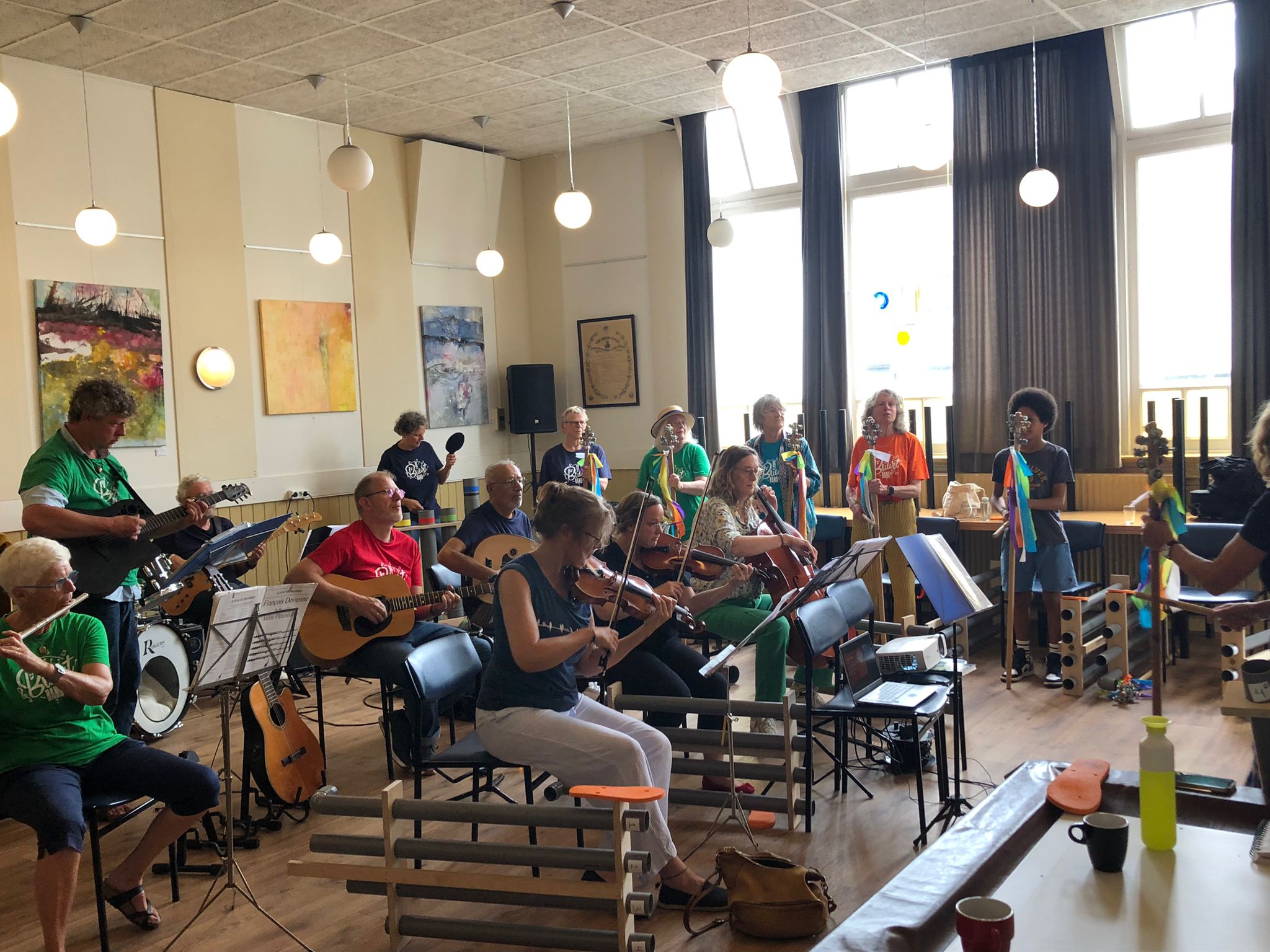 Je bekijkt nu Repetitie van De Buurtband