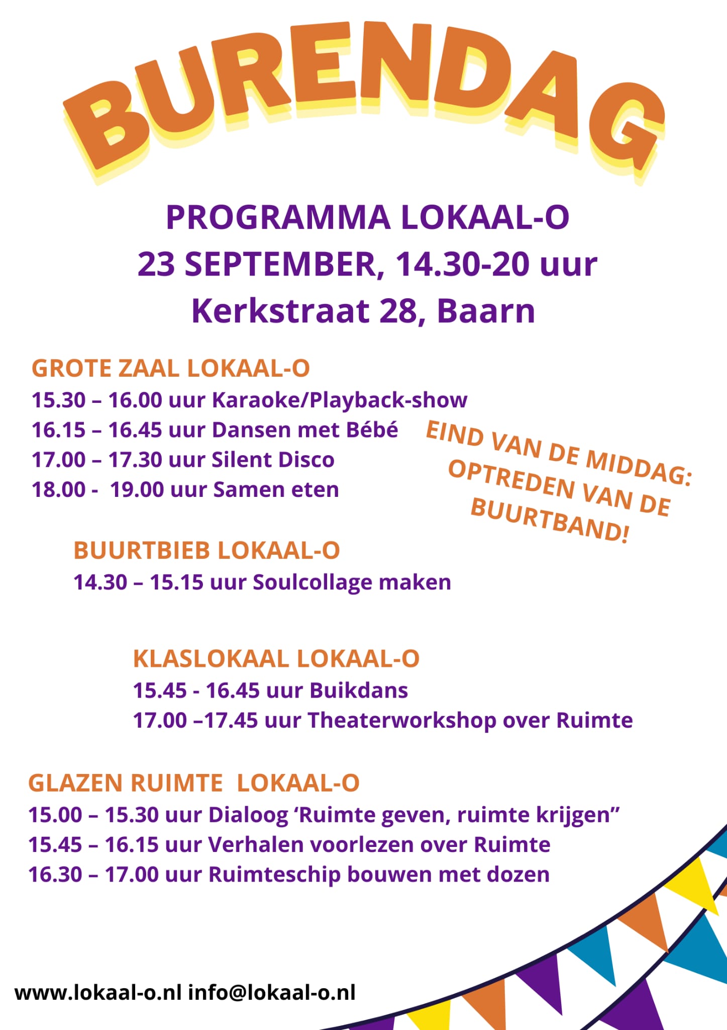 Je bekijkt nu Programma viering Burendag zaterdag 23 september