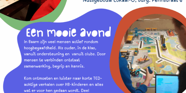 HBaarn, ontmoeten, delen en leren rond hoogbegaafdheid